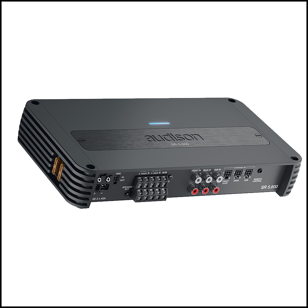 Audison SR 5.600 1000W 5 Channel Amp With Crossovers Car Speaker Amplifier